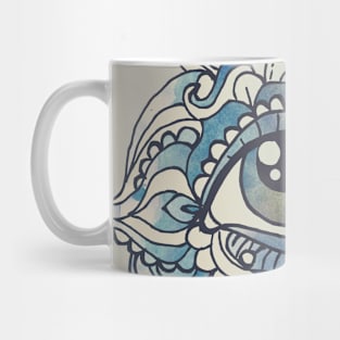 blue eye Mug